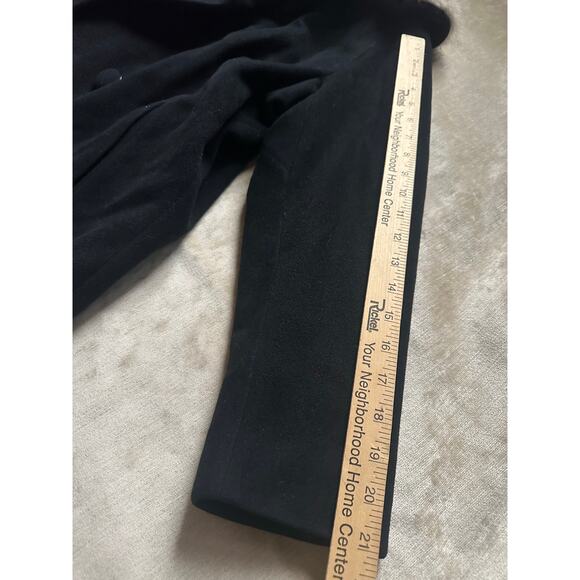 Vintage wool angora mink collar woman coat black gray DOBROYD retro overcoat S - Picture 11 of 16